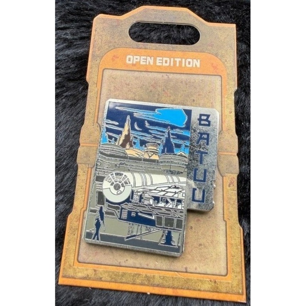 Disneyland Star Wars Galaxy's Edge Batuu Open Edition Trading Pin Original Card